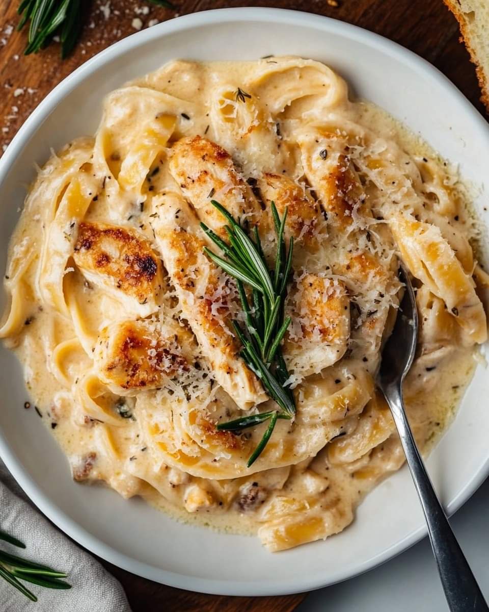 Cast-Iron Chicken Alfredo