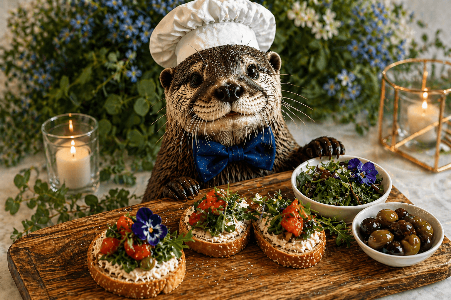 Ginger the otter