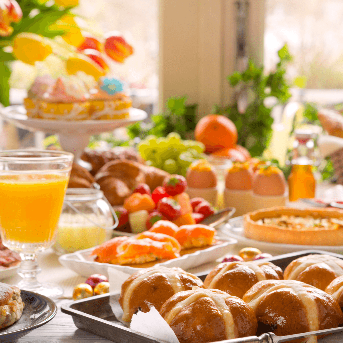 Easter themed menu