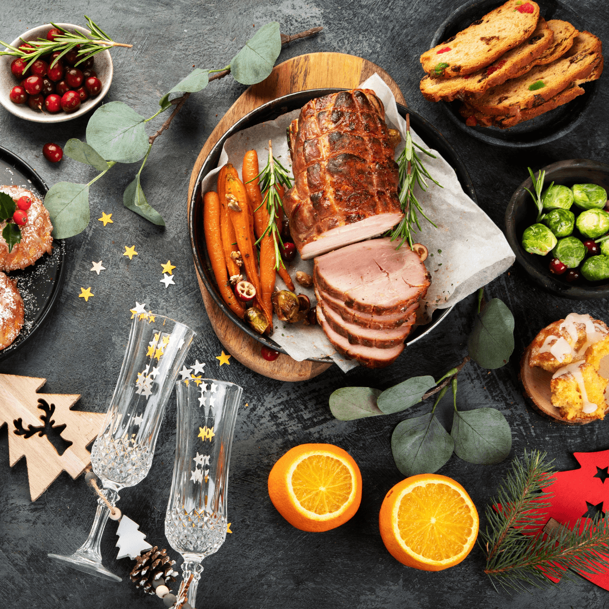 Winter Solstice themed menu